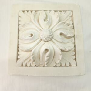 Chalkware Tile wall hanging signed Mexico II